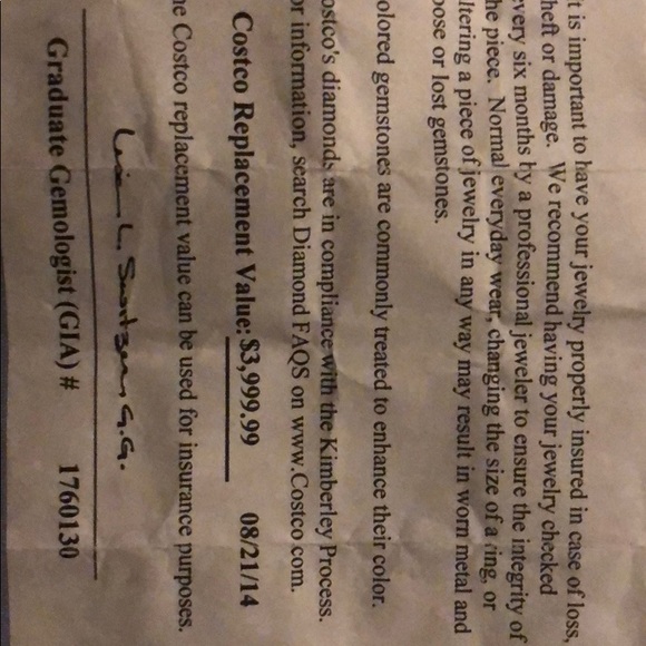 3.00ct Platinum diamond eternity band - Picture 5 of 5